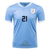 Officiële Voetbalshirt Uruguay E. CAVANI 21 Thuis WK 2022 - Heren